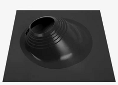 Проходник "Мастер флеш" RES  прямой № 8  черный (силикон, 178-330)    *1/10