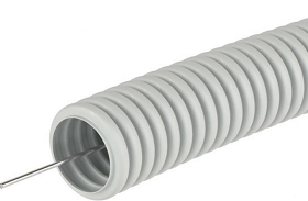 IEK труба гофр. ПВХ d 20 с зондом (25 м) CTG20-20-K41-025I