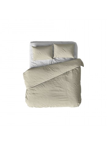 Niteva Комплект Под215х175/нав70х70-2шт. Поплин (18900 серо-бежевый)