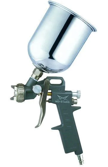 Краскорасп. пневм. с верх. алюм. бачком 600 ml (соп.2,0)  "MD-STARS" 