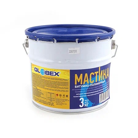 Мастика битумная GLOBEX, 3л
