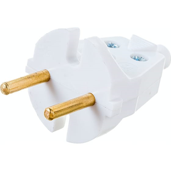 Вилка электрич. В6-001 универс.бел.