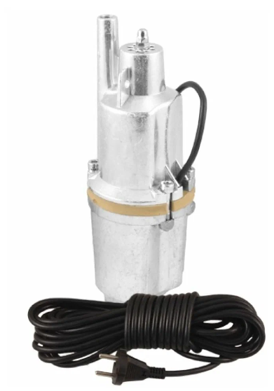 JEMIX Насос вибрационный погружной 25м, верхний забор, напор 60л, 250Вт