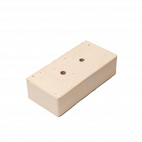 Кирпич керамический одинарный лицевой полнотелый "Сливки", пустотность до 2,5%  (поддон 392 шт)