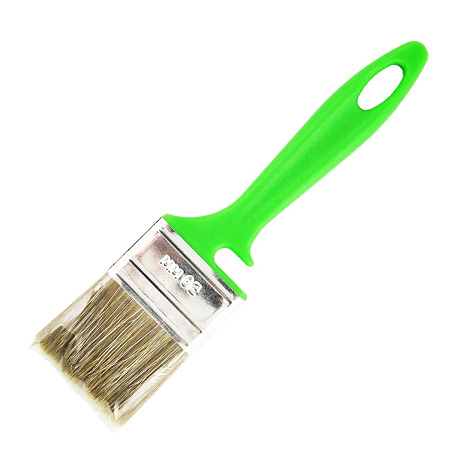 Кисть "Работы по дереву" 50*12 зел.пласт.ручка (Акор)  *10/140