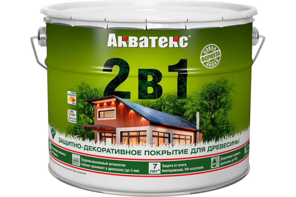 Акватекс 2 в 1-текстурное покрытие (Сосна 9л.)