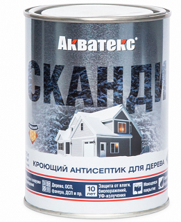 Акватекс сканди северное море фото Акватекс СКАНДИ (кроющий антисептик для дерева) топленое молоко 0,75 л *1/6/660