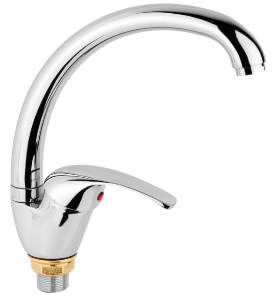 Смеситель д/кухни 40 мм боковой на гайке АК6504 AquaKratos