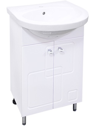 Тумба д/ванной с умывальником "Интакт 55" 15П 820х510х300 мм