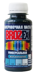 №  15 Колер.паста "BROZEX" морская волна 0,1л   *6/108