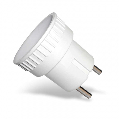 Адаптер переходник без заземл. бел. А109 UNIVersal