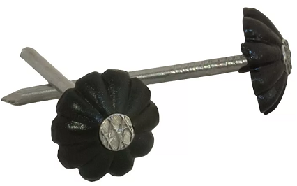 Гвоздь декоративный черный 1,6*25 (40 шт BL) (цена за уп) НАКРЕПКО 108603