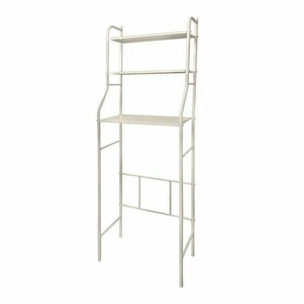 Стеллаж в ванную комнату узкий арт.СВУ03 цв.бежевый 480х260х1560