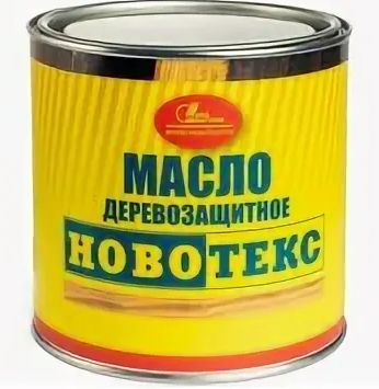 Масло деревозащитное "НОВОТЕКС" 0,75 л, красное дерево (Новбытхим)  *1/6