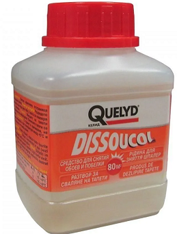 Средство д/снятия обоев QUELYD "DISSOUCOL" 0,25л немороз  (Бостик) Франция  *1/18