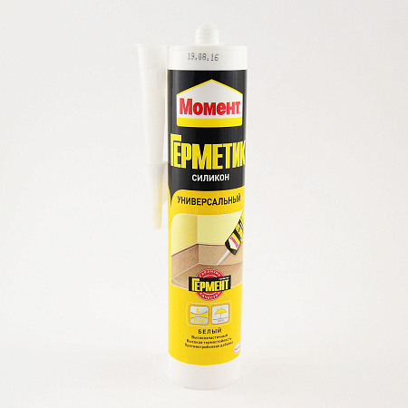 Герметик Момент силик. универс. белый 280г 2049008 (Хенкель)(до-30)  *1/12