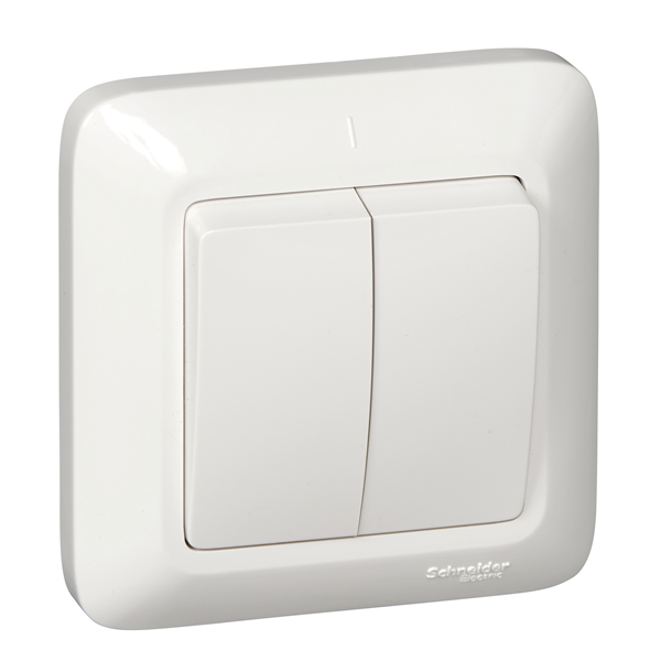 Выключатель С56-043 Прима 2клав.скр.