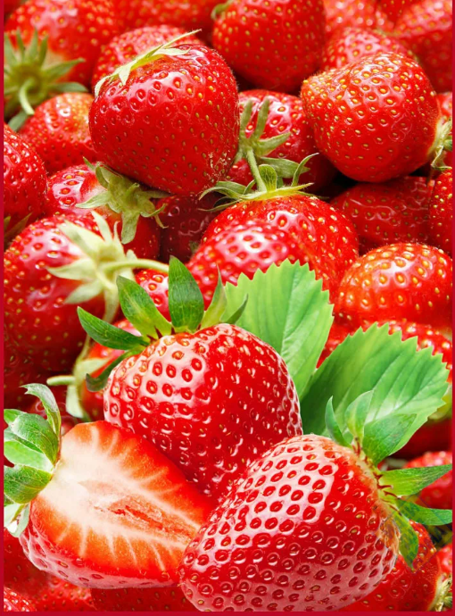 Фотообои глянц. "КЛУБНИКА" 134х98(Тула)    *1/10