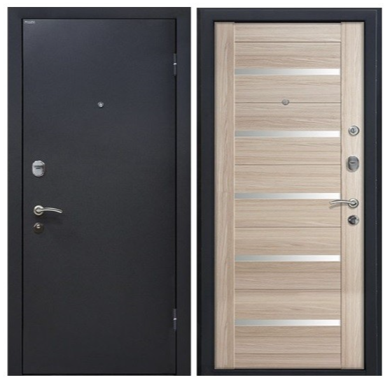 Дверь метал.М41-TMP 2050х1200х70 (L)