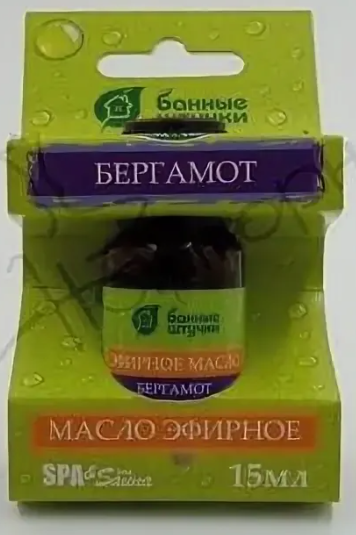 Масло Бергамот 15 мл. Банные штучки