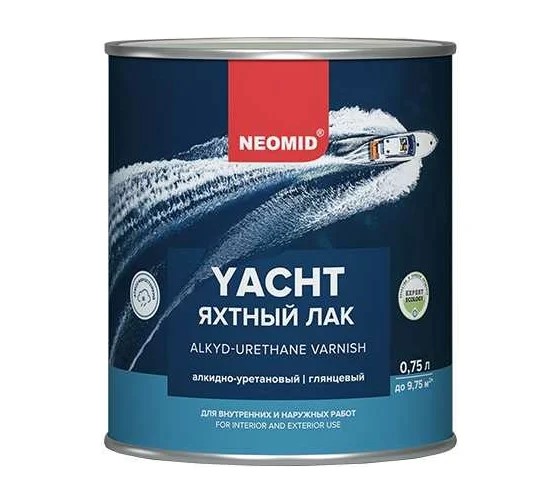 НЕОМИД Лак яхтный глянцевый алкидно-уретановый (0,75л)