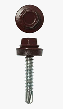 Саморез для крепления кровли, RAL8017 4,8х 51 кор. с ок. - 40 шт. SteelRex