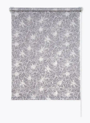 Ролет штора Экзотика стальной 45*175 см