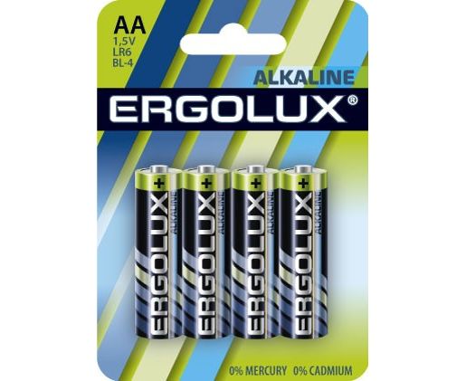 Элемент питания Ergolux LR6/316 BL4