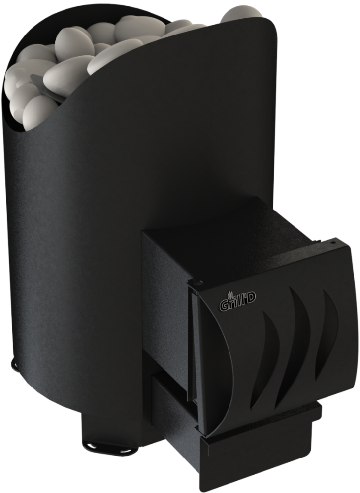 Печь для бани Grill'D Aurora mini Long black