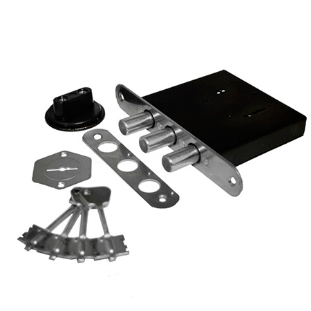 Замок гаражный С.-Петербург  "Крепыш ПК"  врезной    *1/10