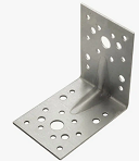 105*105*90*2,0мм Уголок крепежный усиленный, оцинкованный (50) МК