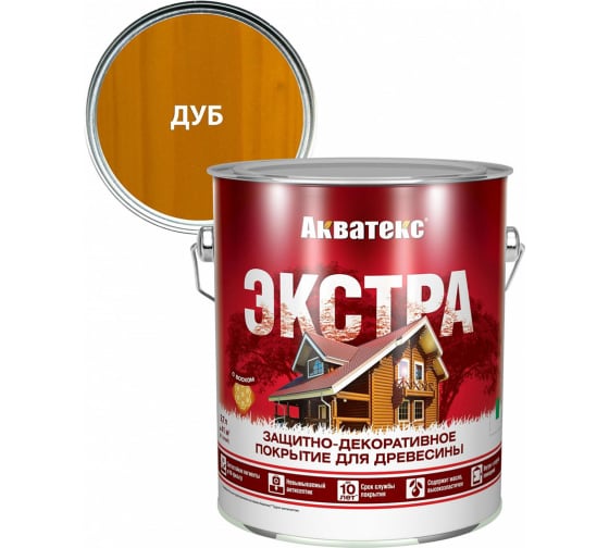 Акватекс-Экстра (текстурное покрытие) Дуб 2,7 л 