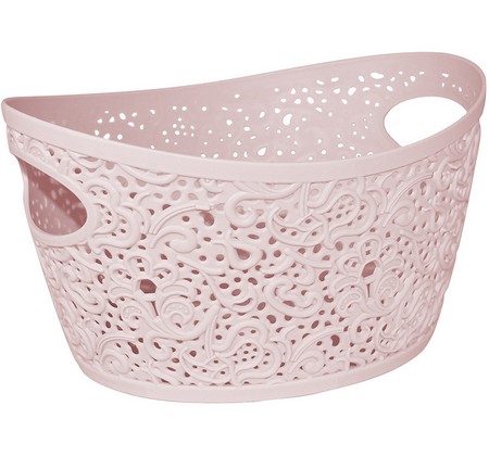 Корзинка пластм. "Кружево" 3,0л М2377 ("М-Пластика") *1/15