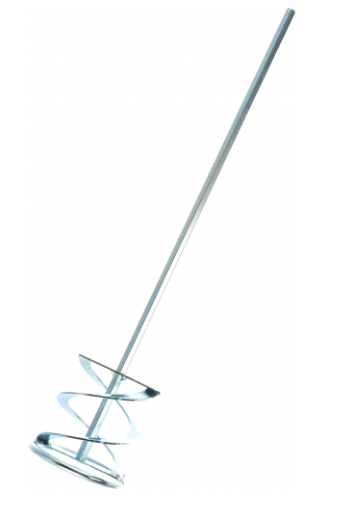 Миксер шестигранный хвостовик для дрели 80*400 мм для красок и строительных смесей