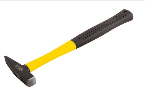Молоток кованый, фиберглассовая ручка  100 гр.