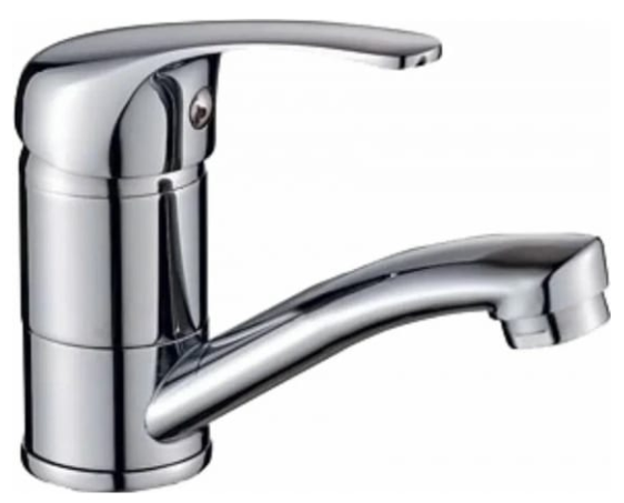 Смеситель д/кухни шар. с коротким изливом с гайкой G062210 d35 Teruel Gota Rocio 1/10