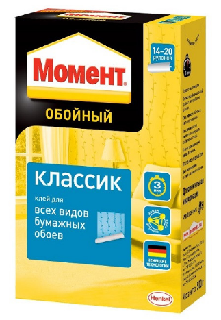 Обойный клей "Момент-КЛАССИК" 200 г 761780 (Хенкель)*1/24