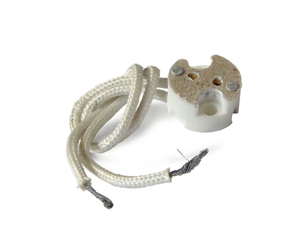 Патрон GU4/GU5.3 провод 2x0.75 15см 2А 250В