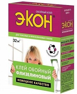 Обойный клей "ЭКОН" флизелиновый 200 г 2077903