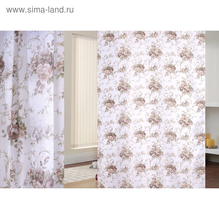 Тюль (Вуаль Interio ERT VP3505-01/280 VPech) р-р 1,5х2,0м 