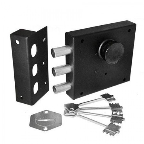 С-Пб Богатырь М с/вертуш ( 1 отв.планка) Замок гаражный тяж (10)