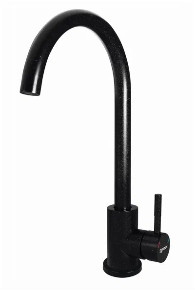 98760882 Смеситель STEEL Turdus 22K (Stone Black), шт.