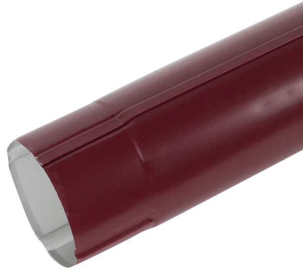 Труба соединительная D90, L=1 м Optima (RAL 3005 - красное вино)