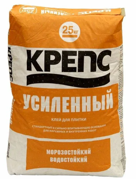 Клей для плитки Крепс Усиленный 25 кг