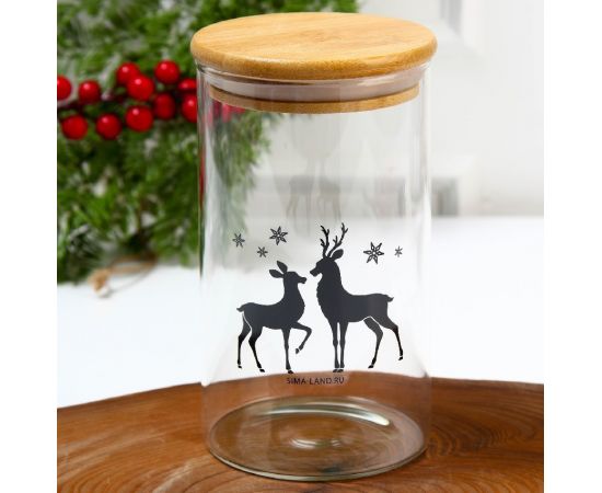 Набор банок жестяных  "Олени" 3шт (200,400,700мл) (арт.889-361)* 1/24