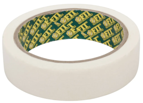 Лента малярная креппированная клейкая, 25 мм х 20 м