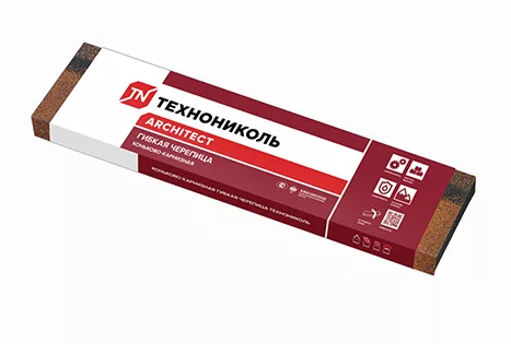 Черепица коньково-карнизная, Красный микс (3 м2/упак=12 штук)