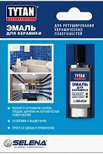 Эмаль TYTAN Professional д/керамики, фаянса, эмалир.поверхности белый 7мл 64646  *1/14