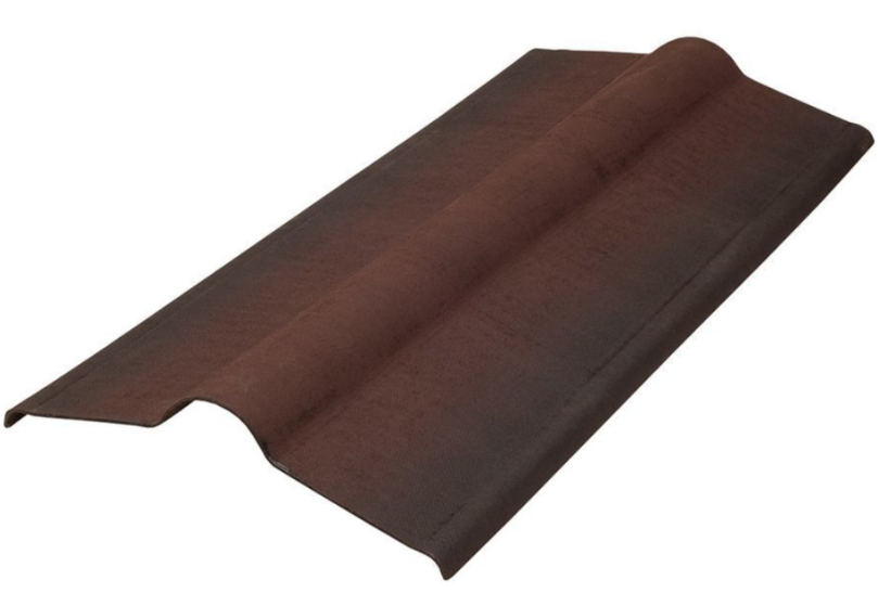 Коньковый элемент Ондулин, коричневый