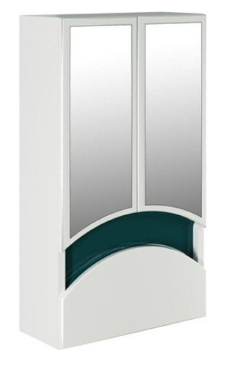 Шкаф навесной "Радуга-46" зеленый (ПВХ) 522474